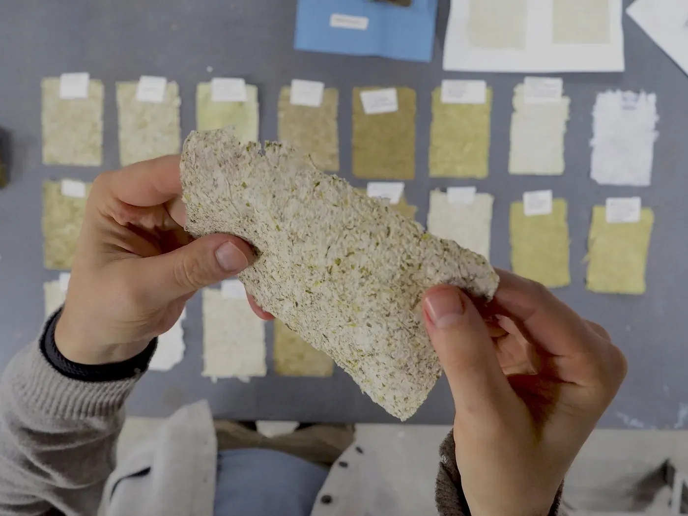 Seaweed paper developed by Fun Stuff Design and Keep Earth Co.